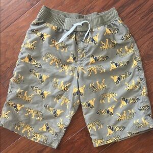 Hanna Andersson Tiger Swim Trunks - boys size 14-16